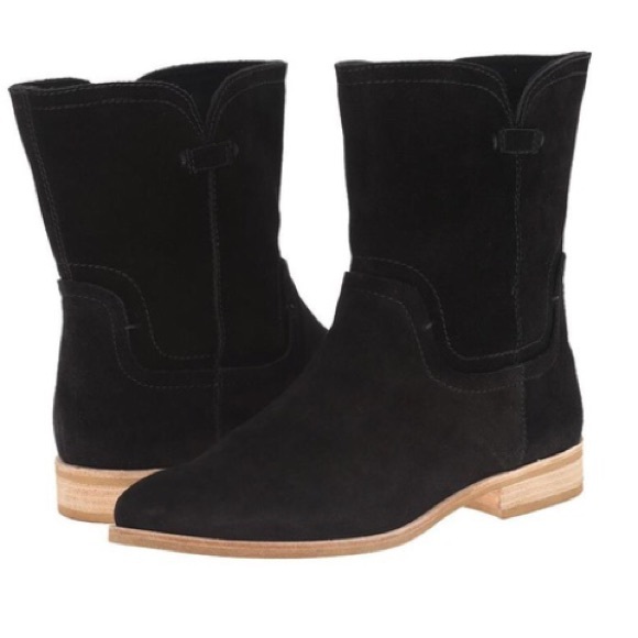 Splendid Shoes - NWT Splendid • Suede Black Ankle Boot